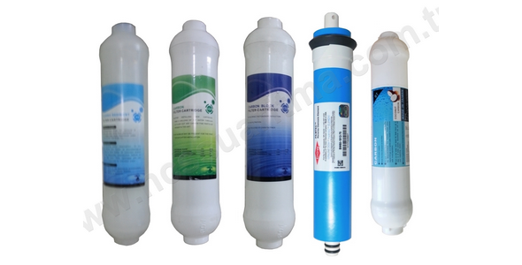 Reverse Osmosis Su arıtma cihazı Filtresi 5 li filtre takımı
